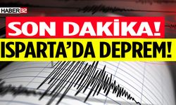 Son Dakika Isparta'da Deprem Paniği!