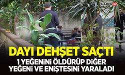 1 yeğenini öldürüp diğer yeğeni ve eniştesini yaraladı