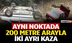 Aynı noktada 200 Metre Arayla İki Ayrı Kaza