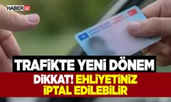 Ocak Ayından İtibaren Binlerce Ehliyet İptal Edilebilir
