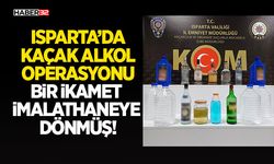Isparta’da Kaçak Alkol Operasyonu
