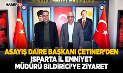 Asayiş Daire Başkanı Çetiner’den Isparta İl Emniyet Müdürü Bildirici’ye Ziyaret
