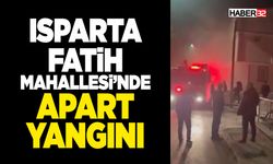 Isparta Fatih Mahallesi’nde Apart Yangını