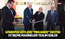 Gönen’de Köylere "Mekanize" Destek: Ot Biçme Makineleri Teslim Edildi!