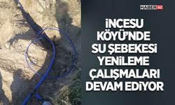 İncesu Köyü’nde Su Şebekesi Yenileme Çalışmaları Devam Ediyor