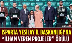 Isparta Yeşilay İl Başkanlığı’ndan Gururlandıran Ödül