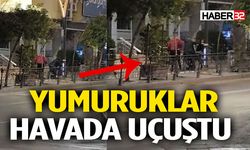 Isparta'da Cadde Ortasında Yumruklar Havada Uçuştu!