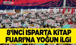 8’inci Isparta Kitap Fuarı’na yoğun ilgi