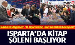 8. Isparta Kitap Fuarı Açılıyor