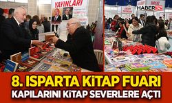 8. Isparta Kitap Fuarı kapılarını kitap severlere açtı