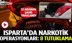 Isparta’da Narkotik Operasyonları: 8 Tutuklama