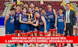 Isparta’da Yıldız Erkekler Basketbol İl Şampiyonu Nazmiye Demirel Ortaokulu Oldu