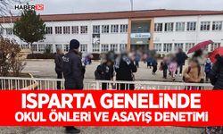 Isparta Genelinde Okul Önleri ve Asayiş Denetimi