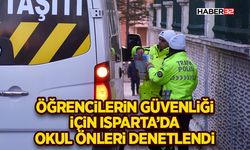 Öğrencilerin Güvenliği İçin Isparta’da Okul Önleri Denetlendi