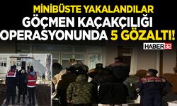 Göçmen Kaçakçılığı Operasyonunda 5 Gözaltı
