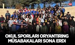 Okul Sporları Oryantiring Müsabakaları Sona Erdi
