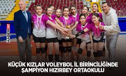 Küçük Kızlar Voleybol İl Birinciliğinde Şampiyon Hızırbey Ortaokulu