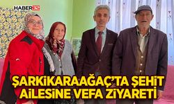 Şarkikaraağaç’ta Şehit Ailesine Vefa Ziyareti