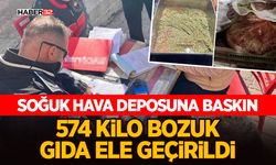 574 Kilo Bozuk Gıda Ele Geçirildi