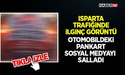 Isparta Trafiğinde İlginç Görüntü