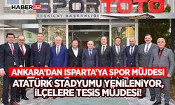 Ankara’dan Isparta’ya Spor Müjdesi