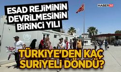 Türkiye'den kaç Suriyeli döndü?
