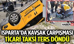 Isparta’da Trafik Kazası: Kavşakta İki Araç Çarpıştı
