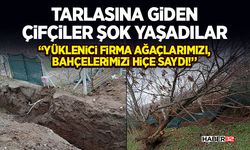 Tarlasına Giden Çifçiler Şok Yaşadılar