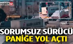 Isparta’da Tehlikeli Sürüş Anı! İki Tır Neredeyse Çarpışıyordu