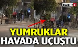 Isparta'da Cadde Ortasında Yumruklar Havada Uçuştu!