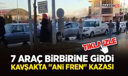 Işıkkent’te 7 Araç Birbirine Girdi: Kavşakta "Ani Fren" Kazası