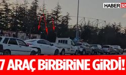 Gökkubbe Altı'nda 7 Araç Birbirine Girdi!