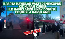 İlk Hafızlarını Sınav Dönüşü Coşkuyla Karşıladı