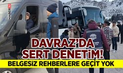 Davraz’da Sert Denetim! Belgesiz Rehberlere Geçit Yok
