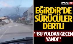 Eğirdir’de Sürücüler Dertli “Bu Yoldan Geçen Yanıyor”