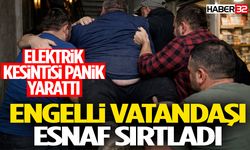 Engelli Vatandaşı Esnaf Sırtladı