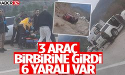Feci Kazada 3 Araç Birbirine Girdi 6 Yaralı Var!