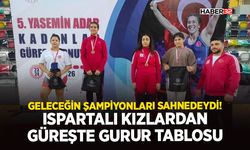 Ispartalı Kızlardan Güreşte Gurur Tablosu