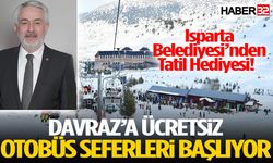 Davraz’a Ücretsiz Otobüs Seferleri Başlıyor!