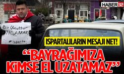 Ispartalılardan Bayrak Mesajı Devam Ediyor!