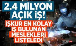 2.4 Milyon Açık İş! İşkur En Kolay İş Bulunan Meslekleri Listeledi
