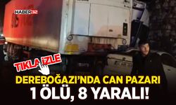 Dereboğazı’nda Can Pazarı: Zincirleme Kazada 1 Ölü, 8 Yaralı!