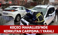 Keçeci Mahallesi’nde Korkutan Çarpışma: 1 Yaralı