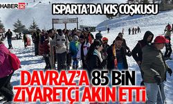 Isparta’da Kış Coşkusu: Davraz’a 85 Bin Ziyaretçi Akın Etti