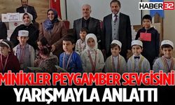 Minikler Peygamber Sevgisini Yarışmayla Anlattı