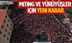 Isparta’da Miting ve Yürüyüşler İçin Yeni Düzenleme