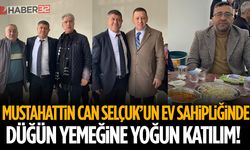 Başkan Selçuk’un Ev Sahipliğinde Düğün Yemeğine Yoğun Katılım!