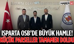 Isparta OSB’de Küçük Parseller Tamamen Doldu