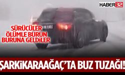 Şarkikaraağaç’ta Kar ve Buzlanma Sürücülere Zor Anlar Yaşatıyor