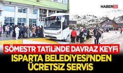 Isparta Belediyesi’nden Ücretsiz Servis